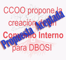 La Empresa acepta las propuestas de CCOO